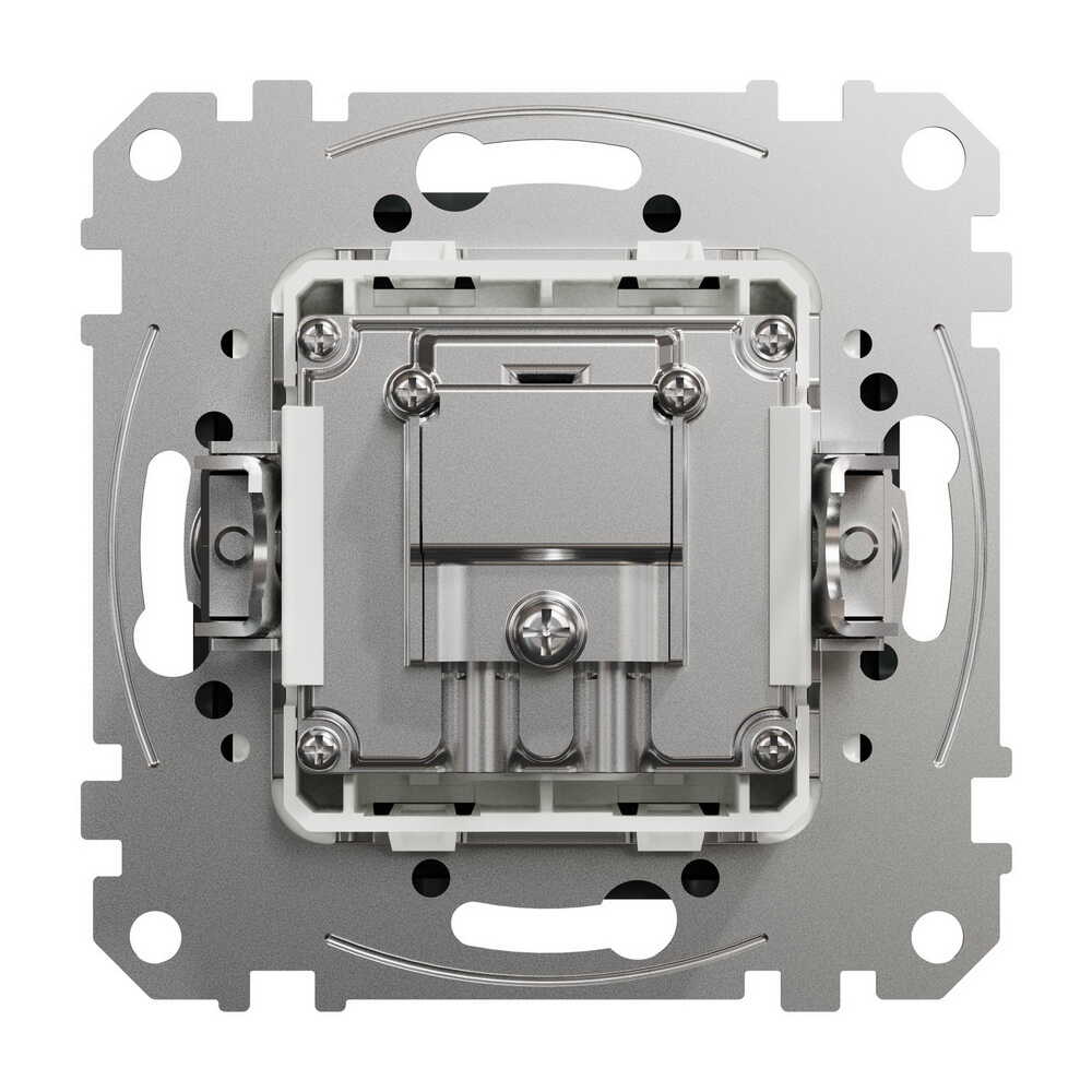 Розетка Schneider Sedna Design черная телевизионная R/TV/SAT конечная 4дБ ( SDD114481 )
